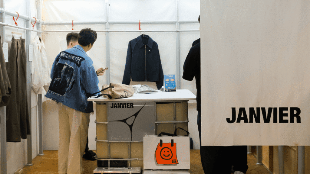 A man inside Javier Store