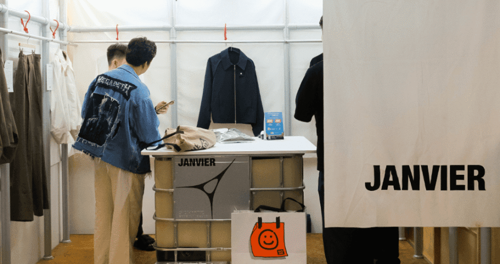 A man inside Javier Store