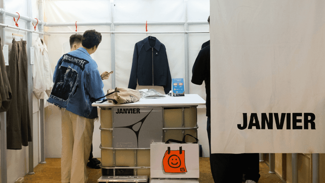 A man inside Javier Store